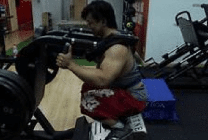 哈克深蹲部位